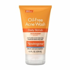 Neutrogena Oil-Free Acne Face Scrub with 2 Salicylic Acid, 4.2 fl oz..