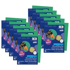 Prang Construction Paper Holiday Green 9" x 12" 50 Sheets Per Pack 10 Packs