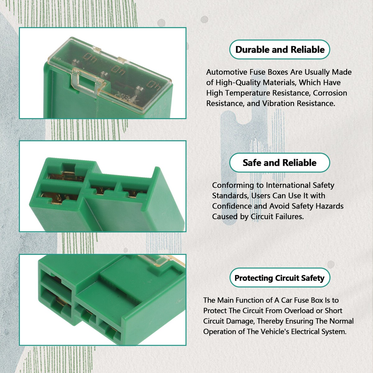 Fusible Link Fuse Block Assembly 40/40/40 Amp Replace for 2011