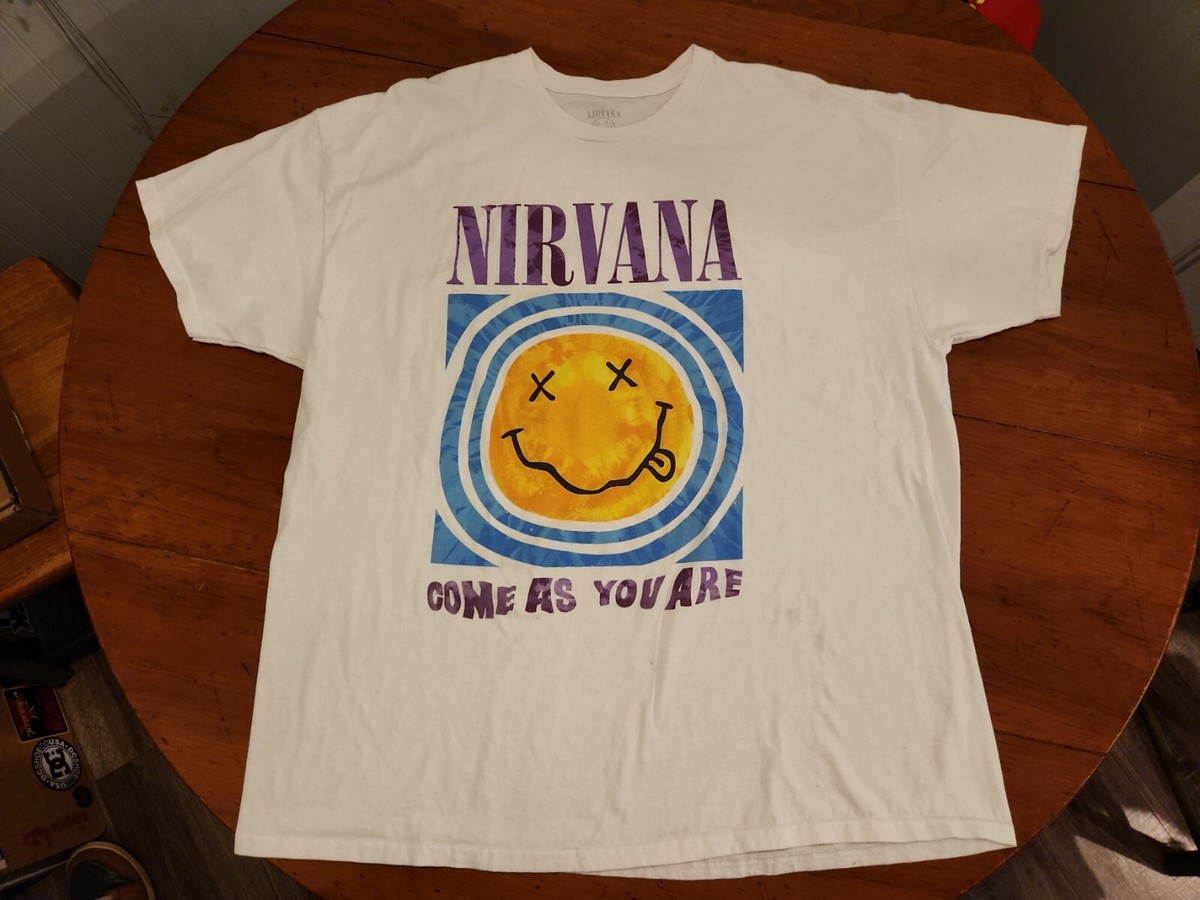 NIRVANA Tシャツ XL Come as you are 🔥 Nirvana Mens T Shirt Come as You Are White XL Graphic