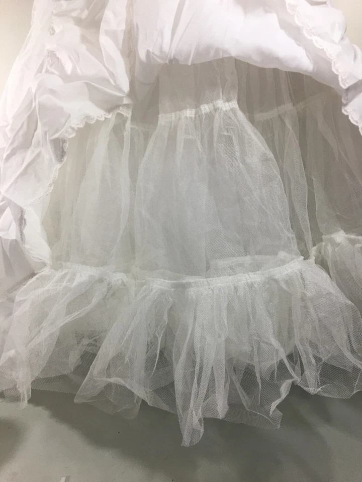 Enagua de tres capas Merry Modes sin cordones de novia/quinceañera/vestido de baile talla 12 Foto 4 de 4