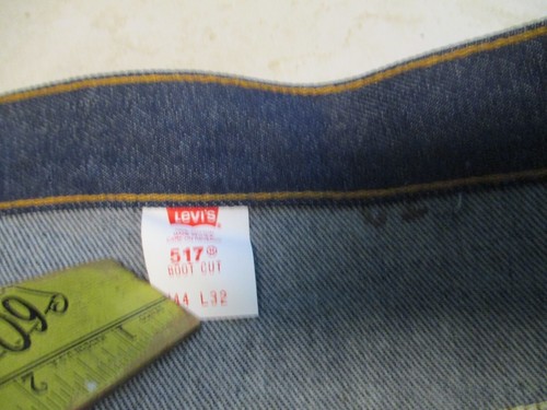 NOS Levi’s 517 Vintage Boot Cut 90s Blue Jeans Mens 44 X 32 NWT USA Deadstock - Picture 5 of 5