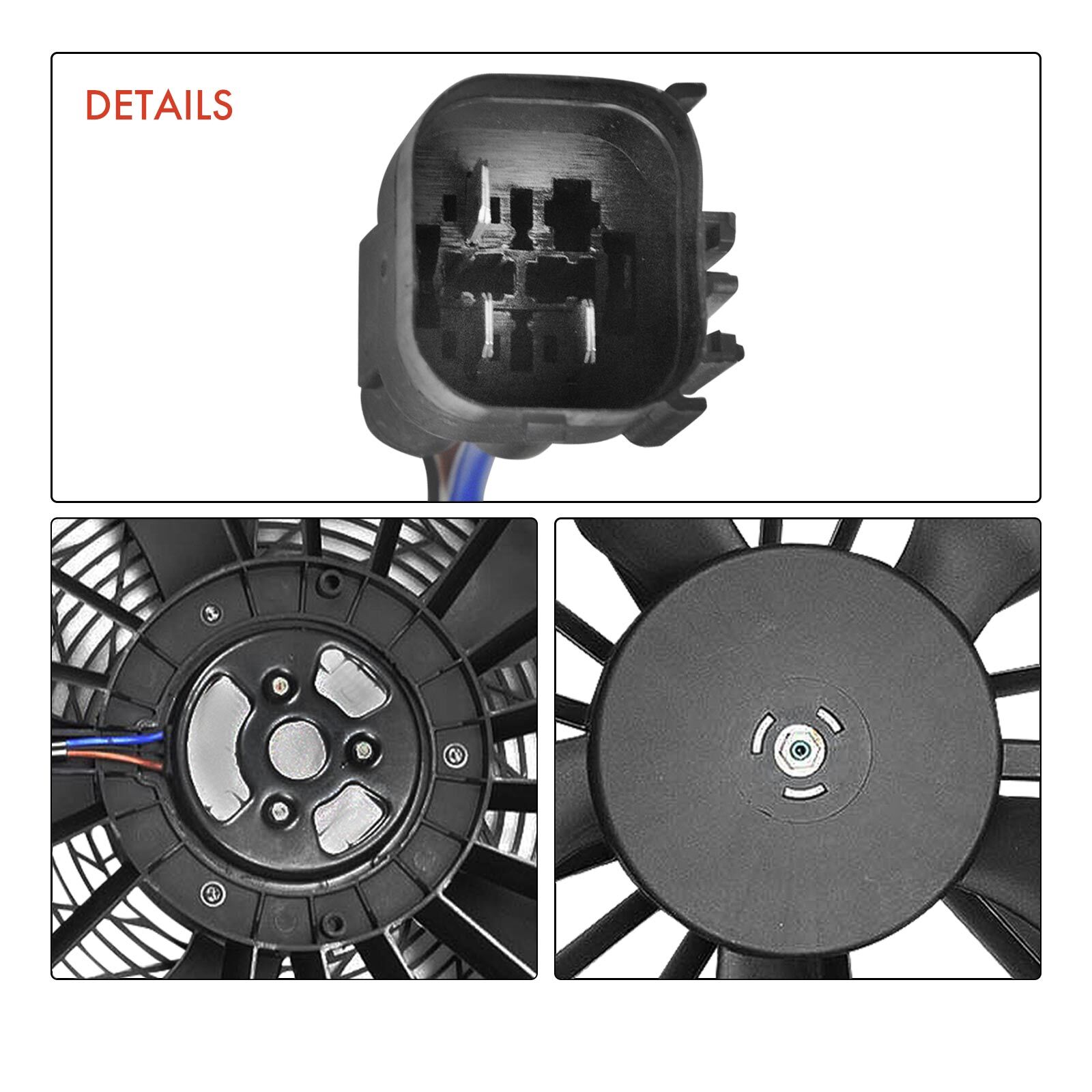 Radiator Thermo fan for BMW E53 X5 2000-2006 I6 3.0L V8 4.4L 4.6L 4.8L ...