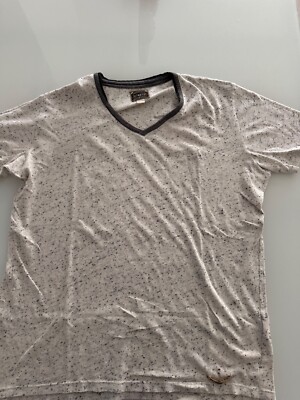 DIESEL MENS V NECK T SHIRT COLOR BEIGE FAST SHIP U.S.A | eBay