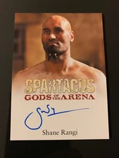 Shane Rangi As Dagan Authentic Autograph Card In Spartacus Gods Of The Arena.