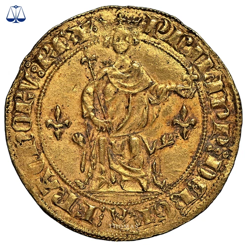 Monnaie France - Philippe IV - Petit royal d'or - NGC MS 61 - Very Rare