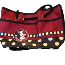 FSU Medium Size Purse Outside Is Faux Leather No Tips Or Marks