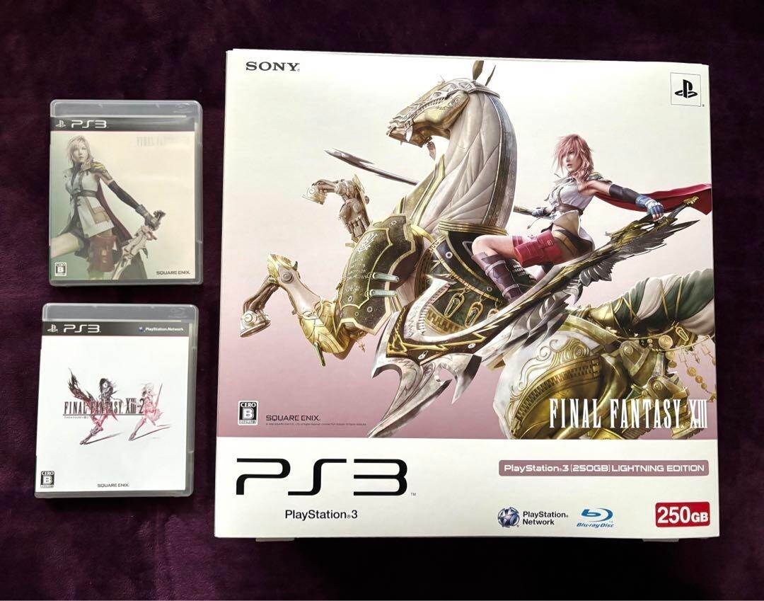 SONY PlayStation 3 Console Final Fantasy XIII 13 Lightning SONY PlayStation 3 Console Final Fantasy XIII 13 Lightning
