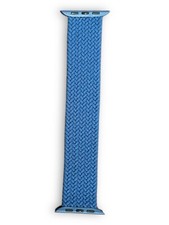 Braided Nylon Loop Apple Watch Band Blue 42/44/45/mm Wrist Size 5