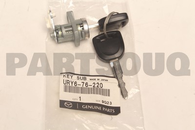URY676220 Genuine Mazda KEY SUB SET(L),DOOR URY6-76-220 | eBay