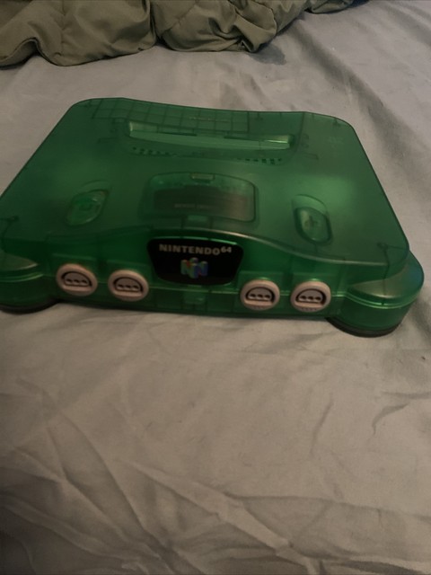 nintendo 64 green console