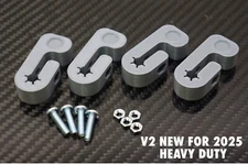 IKEA Detolf Shelf Clips - Add Shelves / Change Shelf Height (4-24 pack) SILVER