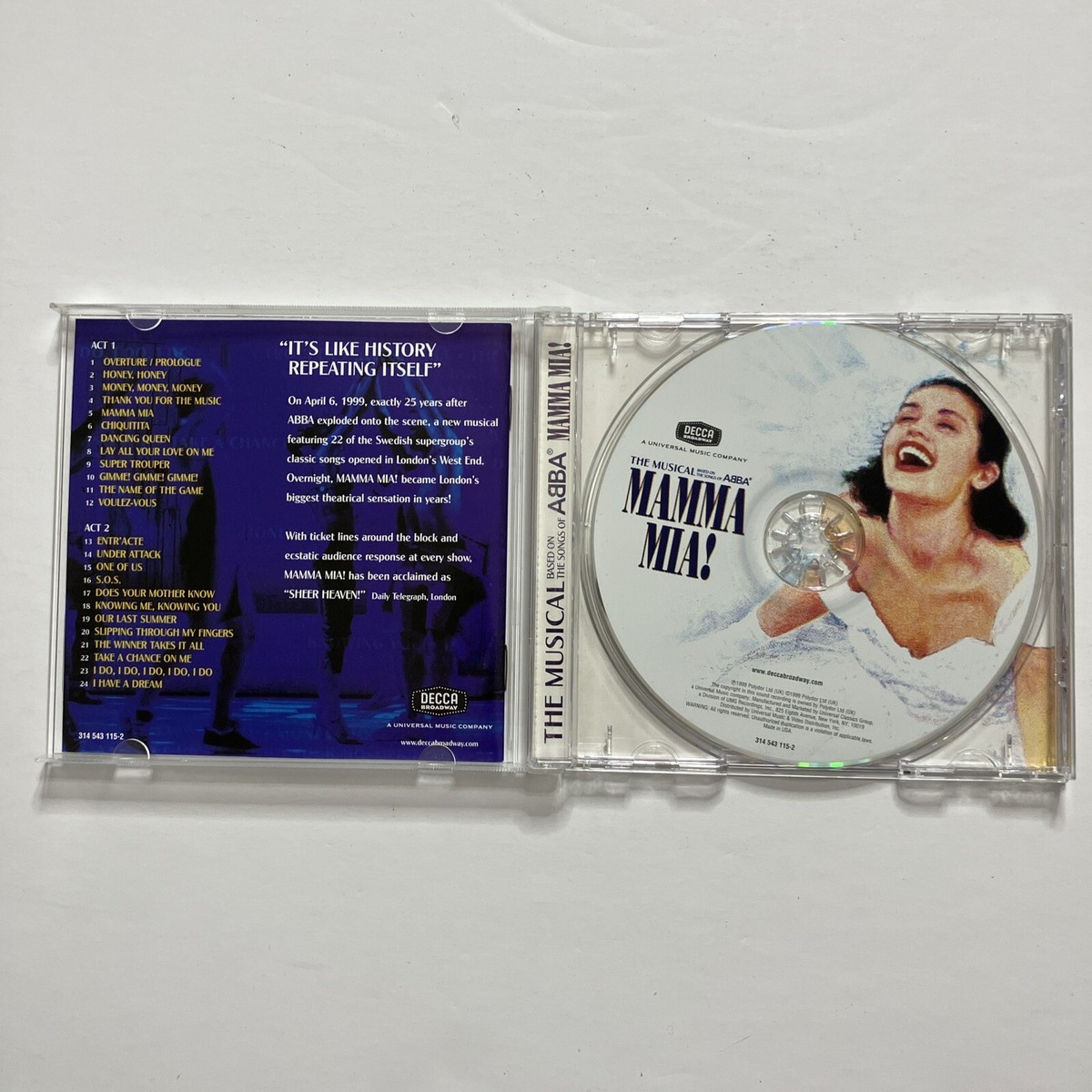 Mamma Mia! by Mamma Mia Soundtrack CD 731454311526| eBay