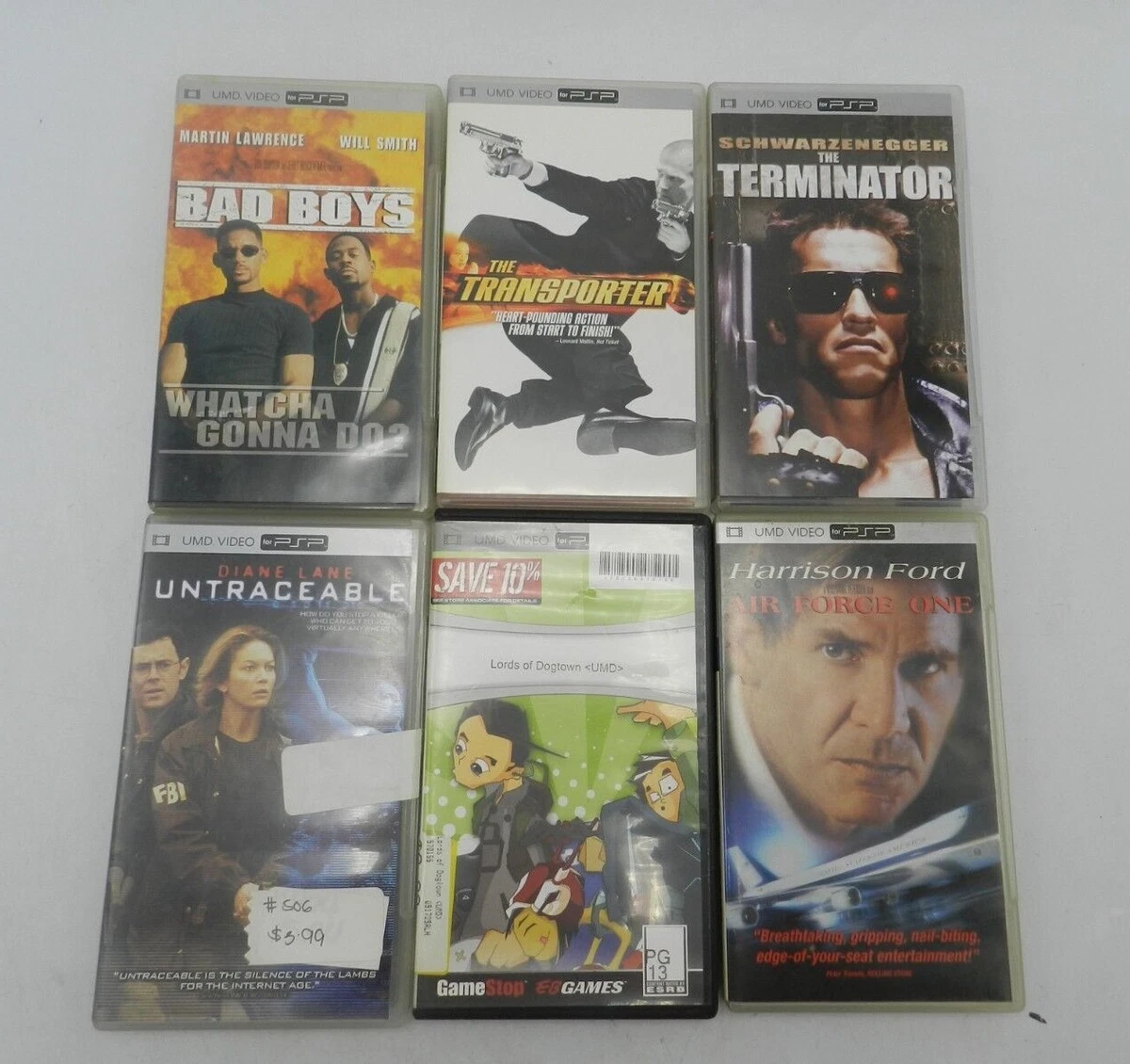 PSP Movies UMD. Video for Portable PlayStation SEE DESCRIPTION LOT