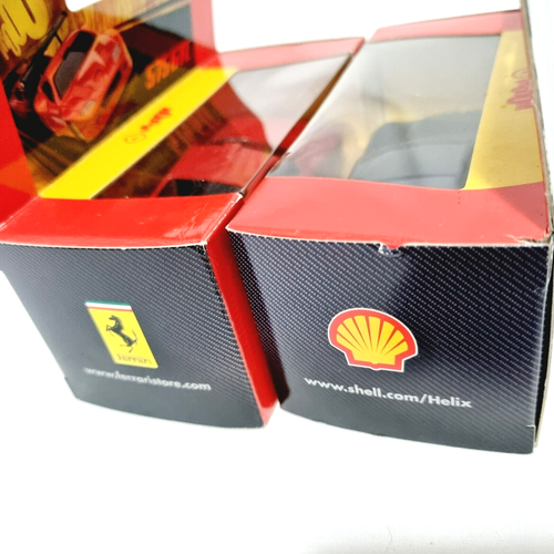 Ferrari 1:38 Shell V Power Racing 575 GTC and 599 GTB Fiorano Boxed Die Cast - Picture 24 of 24