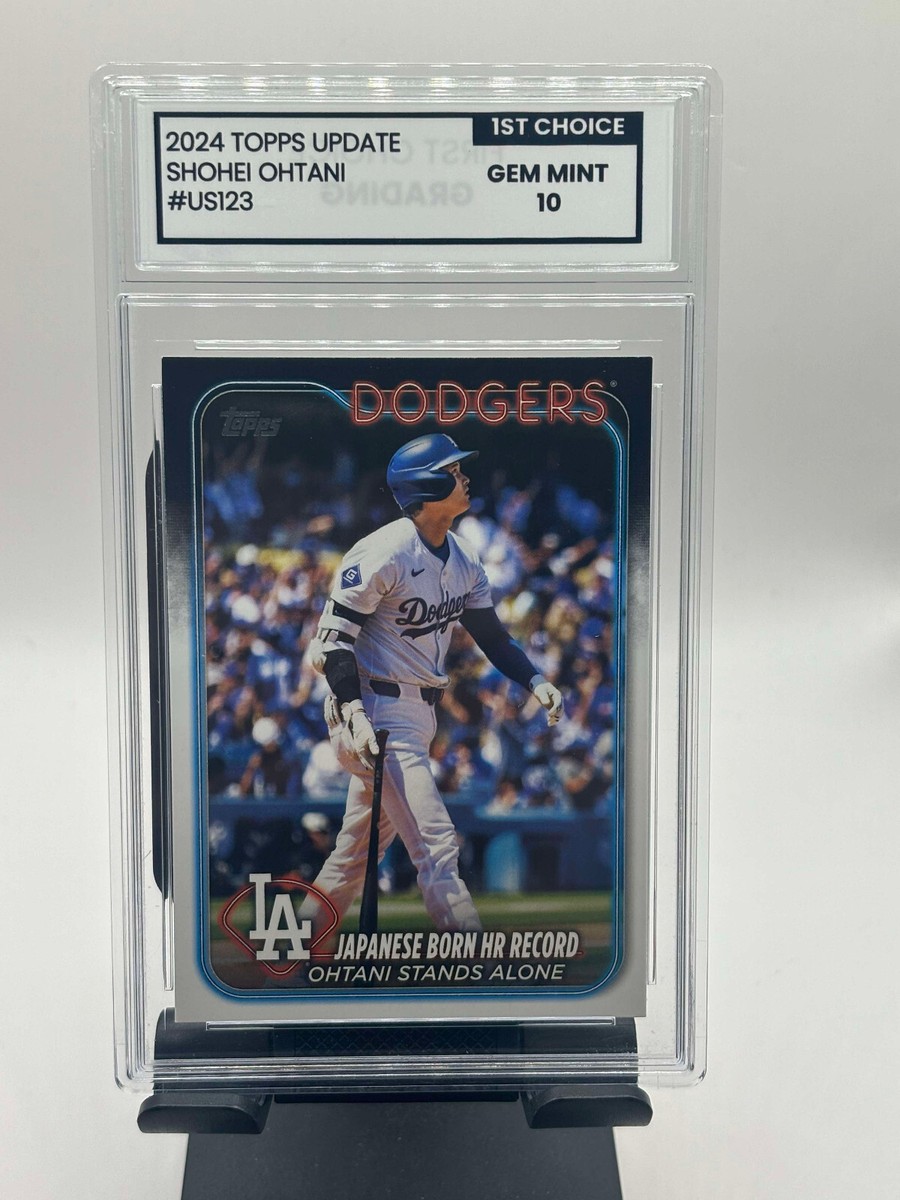 大谷翔平 2024 TOPPS BIG LEAGUE GEM MINT 10 Shohei Ohtani Graded Gem Mint 10 2024 Topps Now Dodgers 95th