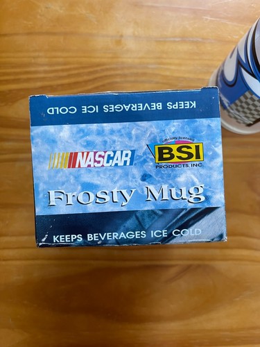 Vintage NASCAR Frosty Mug Keeps Beverages Ice Cold Mark Martin 6 Frosty Mug NEW - Picture 5 of 8