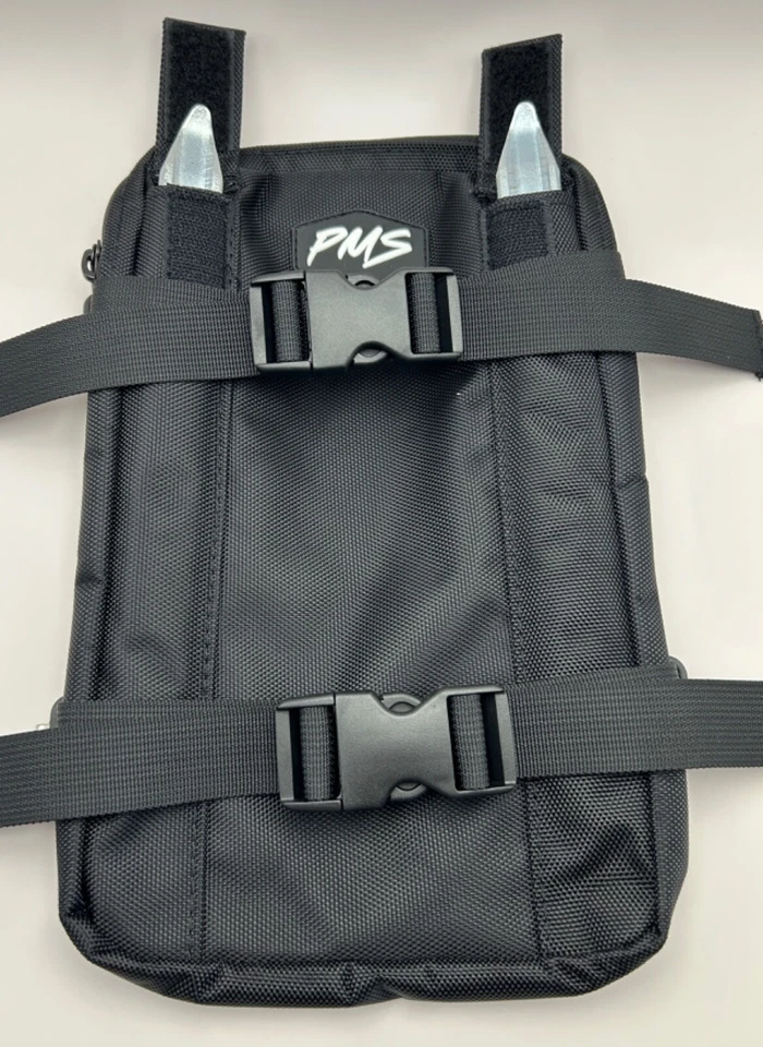 Bolsa de herramientas para motocicleta paquete de guardabarros tubo interior reparación de neumáticos con 4 barras de cuervo hierro Foto 3 de 4