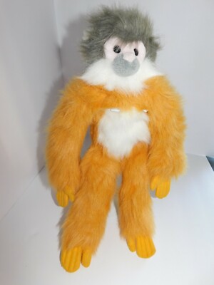 Plush Orange Monkey Realistic 2015 Wildlife Artist Conservation Collection Toy