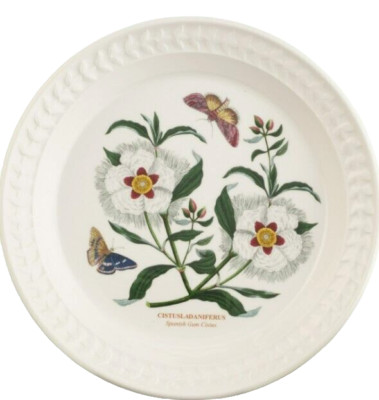 Portmeirion Spanish Gum Cistus, Cistusladaniferus Botanic Garden, Salad Plate 8''