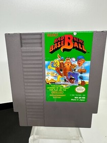 1990 Nintendo NES Tecmo Bad Nes Baseball Game Inv-0746