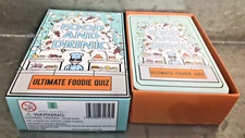 NEW Food and Drink Ultimate Foodie Quiz Cards 100 Gourmet Questions Trivia Party