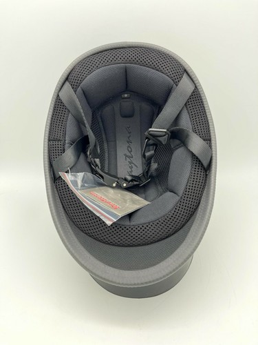 Daytona Hawk 1/2 Shell Helmet Quick Release Dull Black Small Open Box - Picture 5 of 7