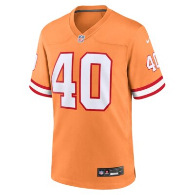 Tampa Bay Buccaneers Mike Alstott Nike Orange Throwback 2025