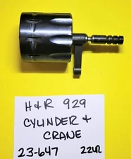 H&R Model 929 9-Shot .22LR Cylinder and Crane   ITEM #  23-647