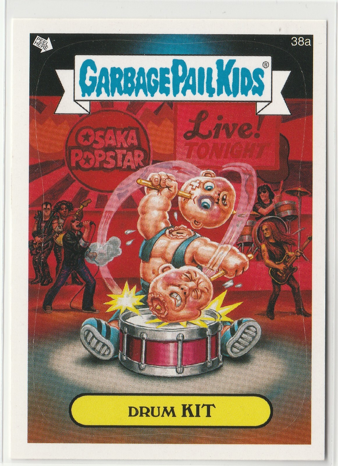Vintage 2008 Garbage Pail Kids ANS7 Series 7 Drum Kit #38a GPK Card