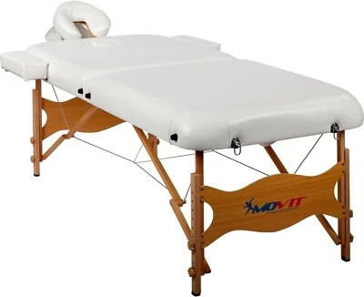 Movit® Massagetisch Massageliege Höhenverstellbar Massagebett Massagebank Mobil