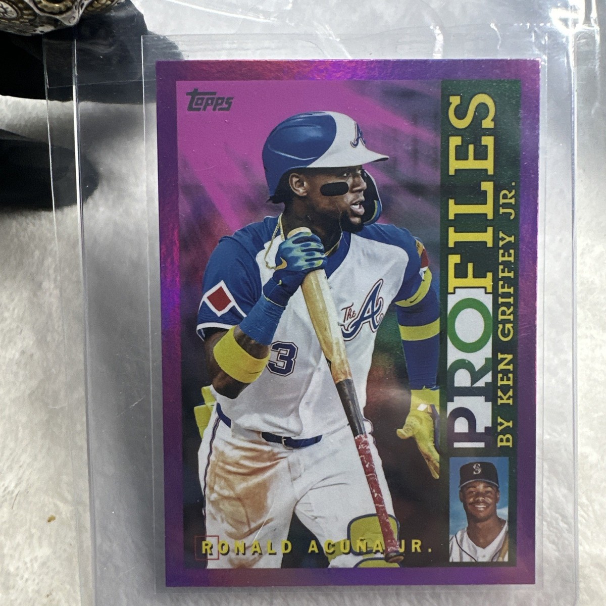 2026 Topps Series 1 - Ronald Acuna Jr. ProFiles Pink Foil #TP-7