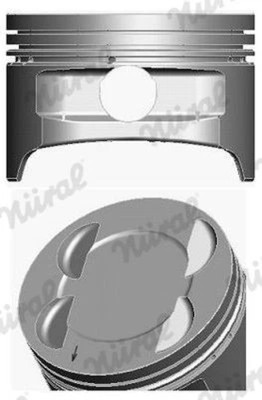 Für NURAL 87-141307-20 PISTON FORD 1.6 DURATEC VCT 115PS