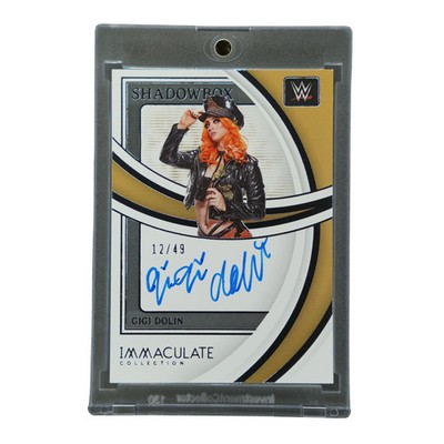 Gigi Dolin 2022 Immaculate Shadowbox Auto 12/49 #SH-GGD