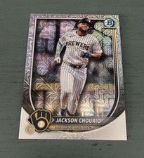 2025 Bowman Chrome - Jackson Chourio #40 Mojo Refractor - Mega Box Exclusive