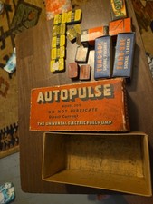 Vintage Lot Schrader Tire Valve Caps Tin Autopulse Llyod Ignition Core Check Nos