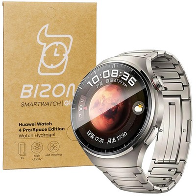 2x Hydrogel Folie für Huawei Watch 4 Pro/4 Pro Space Edition Bizon Schutzfolie