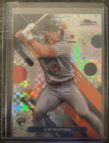 2025 Topps Finest Luke Keaschall Checkerboard Refractor