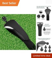 Stylish Hybrid Golf Club Covers with Number Tags - Fits All Woods  Hybrids