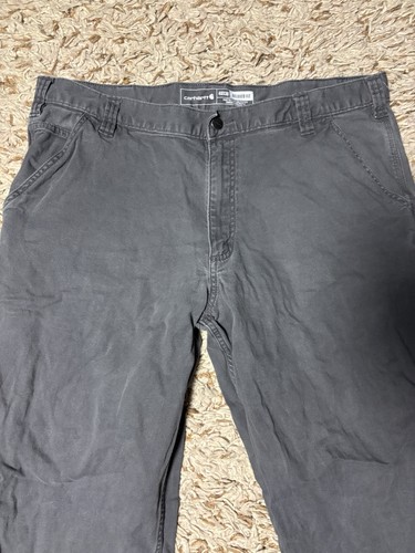 Pantalone da lavoro Carhartt Relaxed Fit Duck Utility 40x30 grigio - Foto 2 di 6