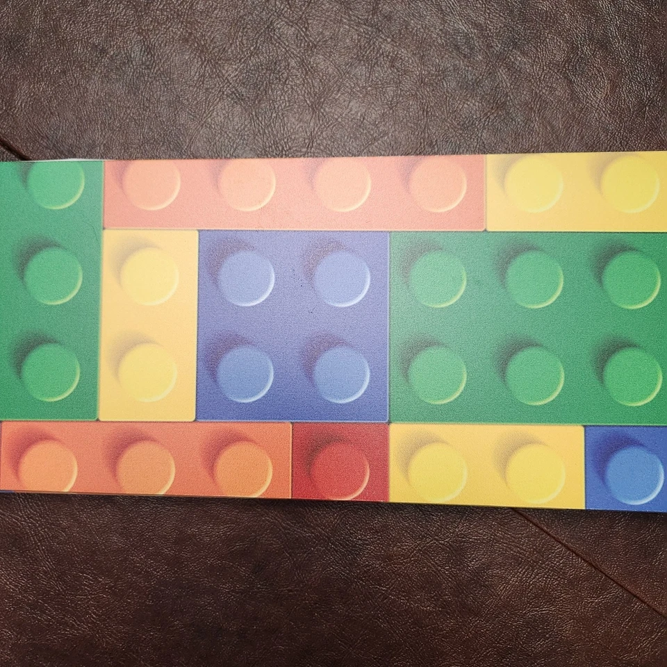 NEW Custom Lego-Inspired 5 Universal Ceiling Fan Replacement Blades Brick Print - Image 3 of 4