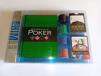 Männer Freund Papa Geschenk Poker Set Kit Chips Karten Ratgeber Buch Lerntipps Tipps