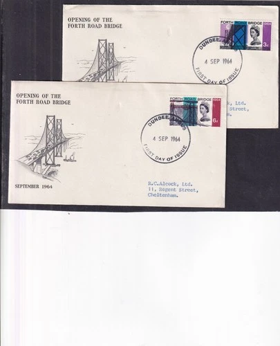 GB 1967 Forth Road Bridge on pair FDC First Day Cover