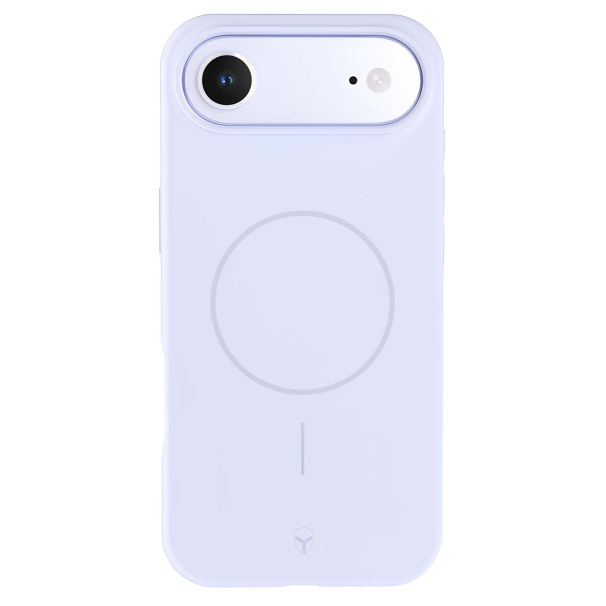 Coque antichoc en silicone pour iPhone Air Force Case, design épuré céleste