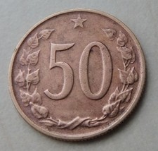 50 Haleru Tschechoslowakei 1964 Kursmünze Serie 1963-1971