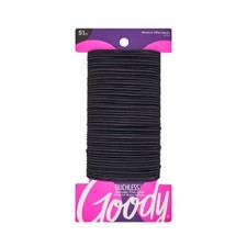 Goody Ouchless Elastic Hair Ties - Black - 51ct