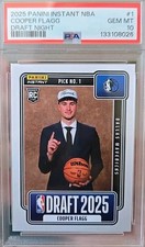 2025 PANINI INSTANT NBA DRAFT NIGHT #1 COOPER FLAGG PSA 10