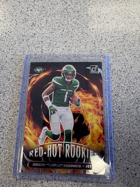 EL.115 Ahmad "Sauce" Gardner 2022 Panini Donruss #RHR-9 Red Hot Rookies RC