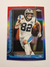 2025 Topps Chrome NFL Tommy Tremble Red White and Blue 