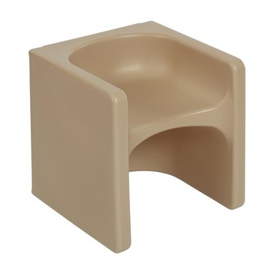 ECR4Kids Tri-Me 3-In-1 Cube Chair, Kids Furniture, Sand 14.5 inches,